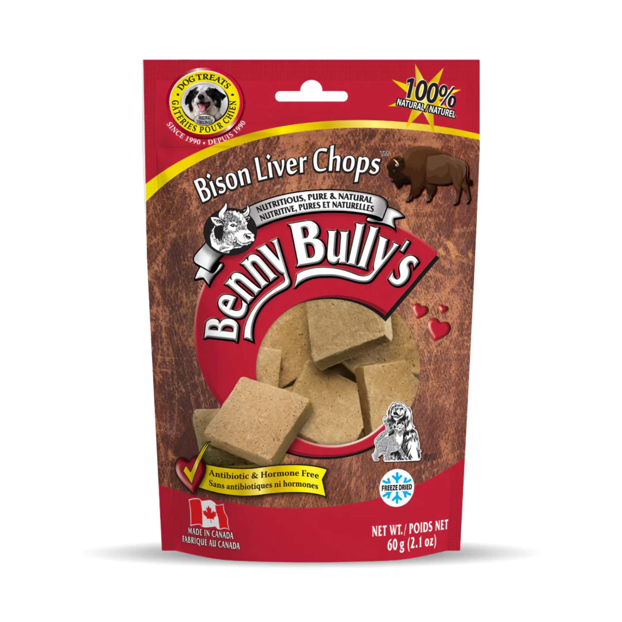 Benny Bully's Bison Liver Chops 60 g