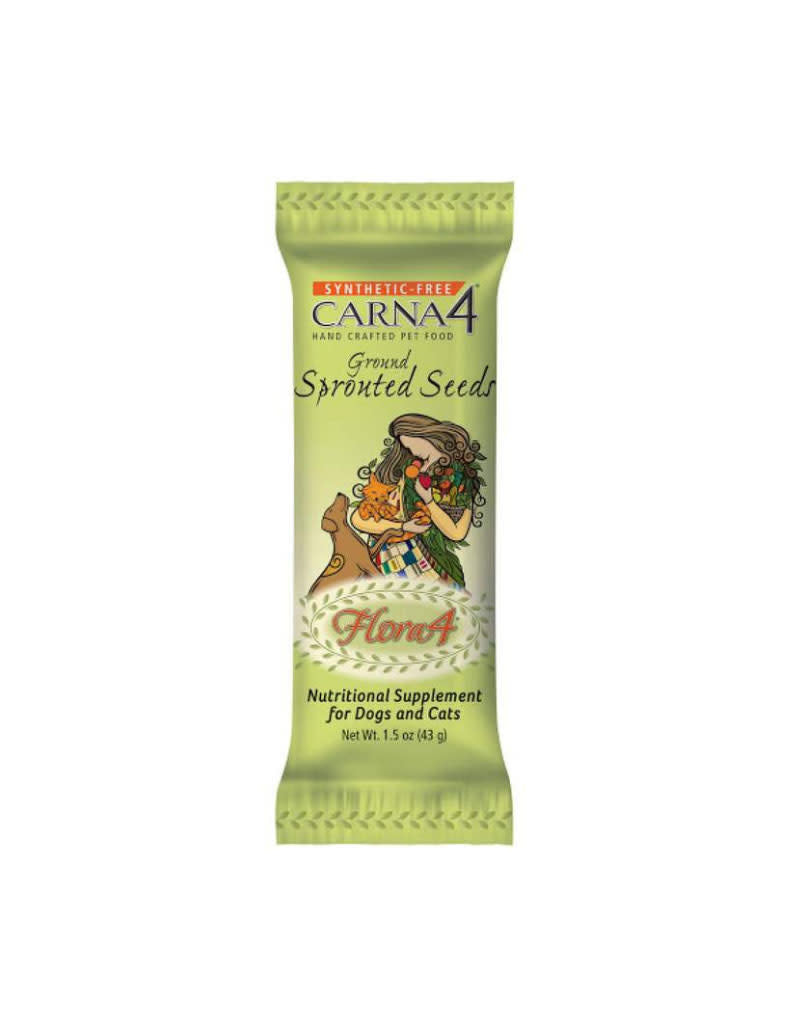 Carna4 Flora4 Ground Sprouted Seeds Topper 1.5 oz