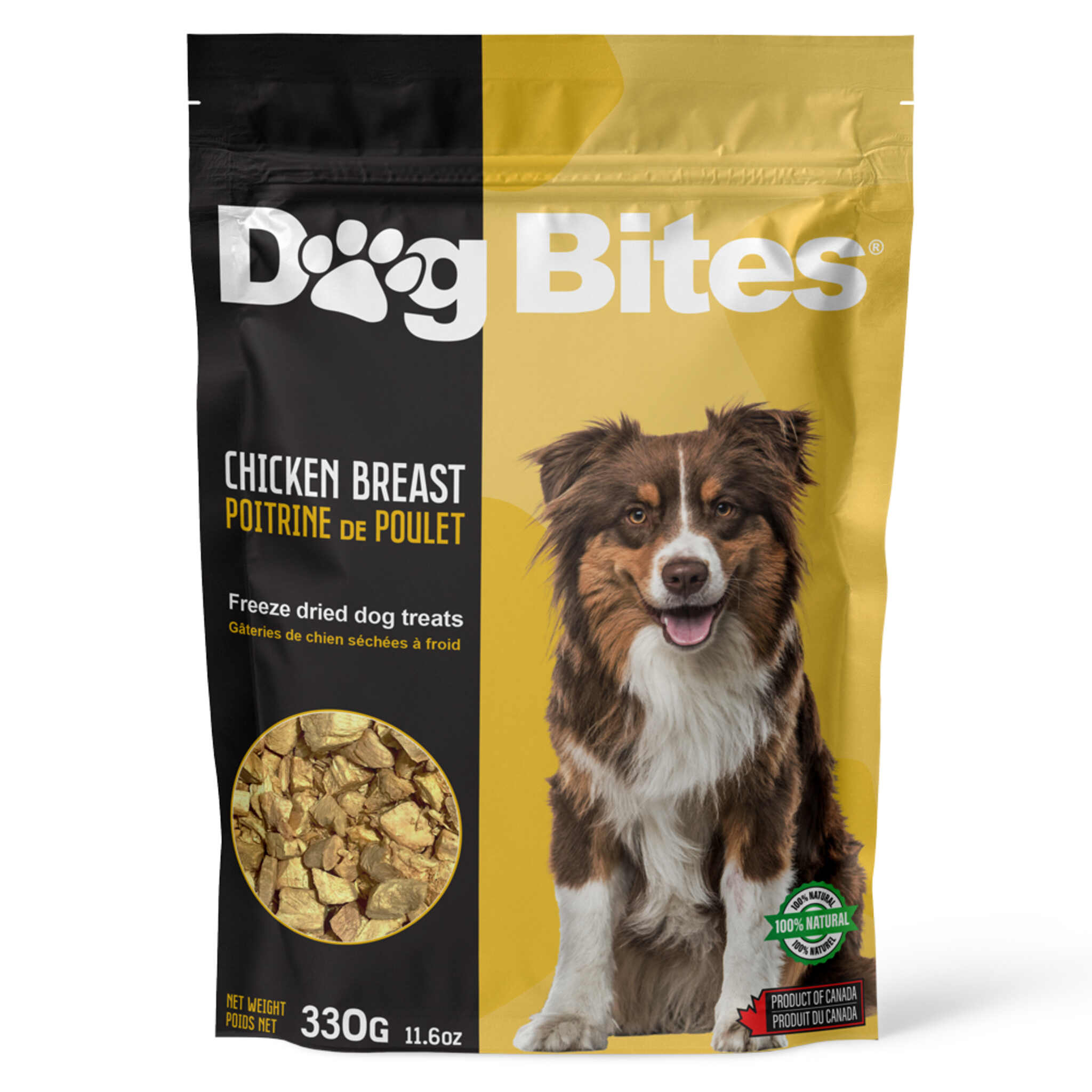 Dog Bites Freeze Dried Chicken Breast Dog Treats 175 g