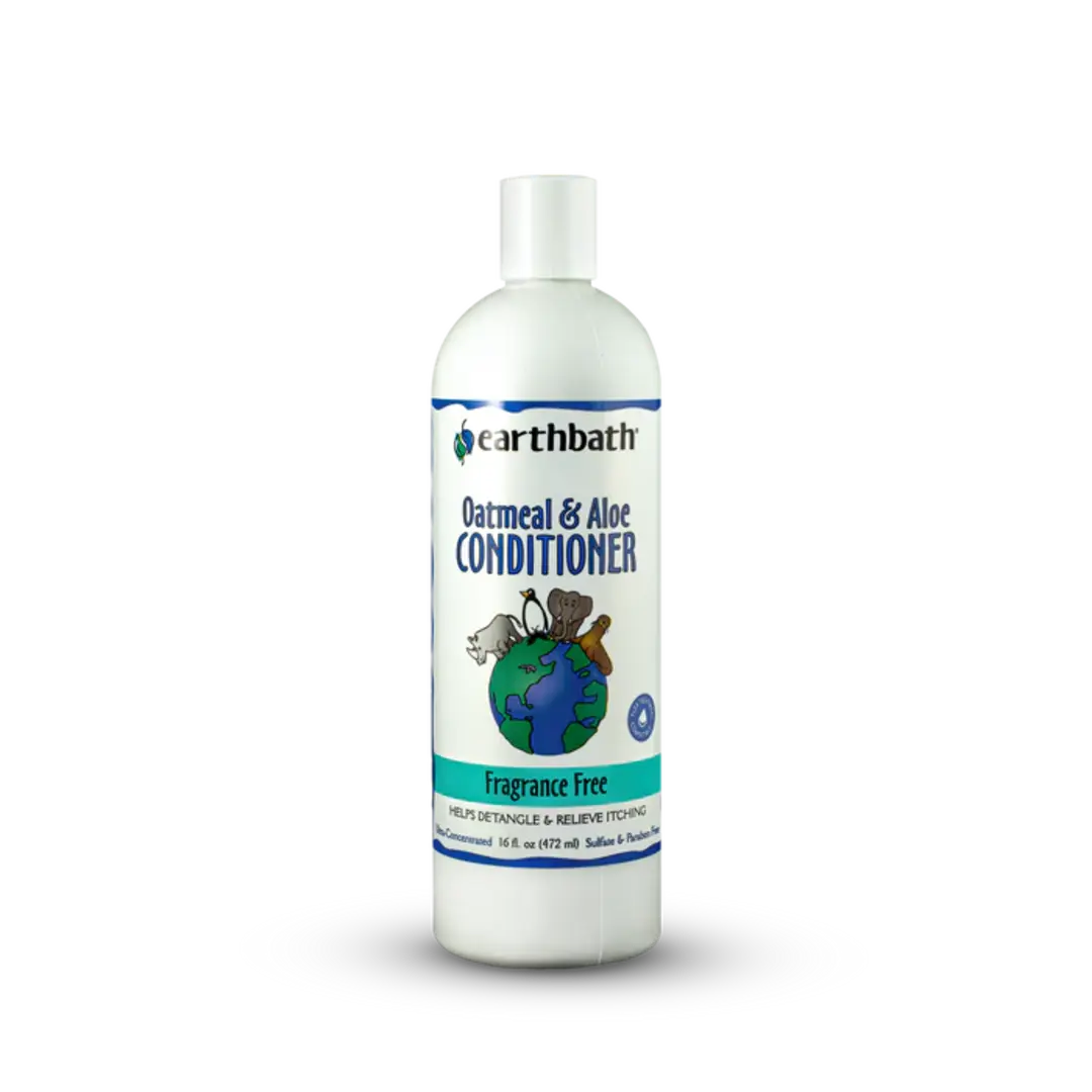 Earthbath Oatmeal & Aloe Fragrance Free Pet Conditioner 16 oz