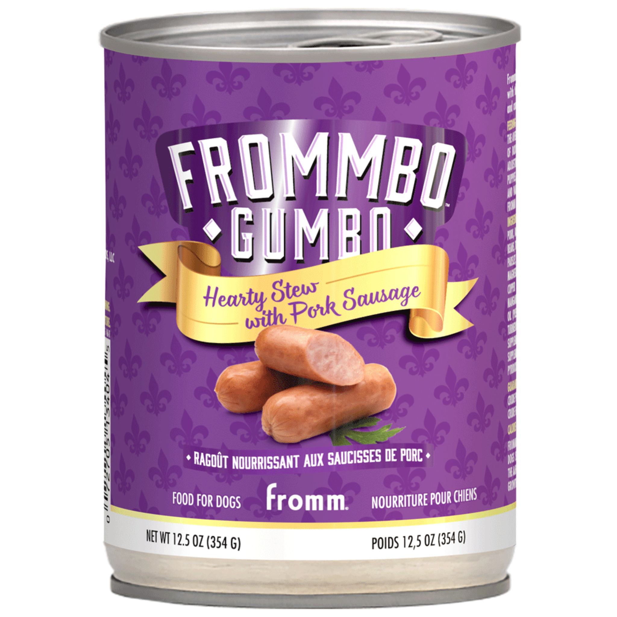 Fromm Frommbo Gumbo Pork Sausage Stew Dog Food 12.5 oz