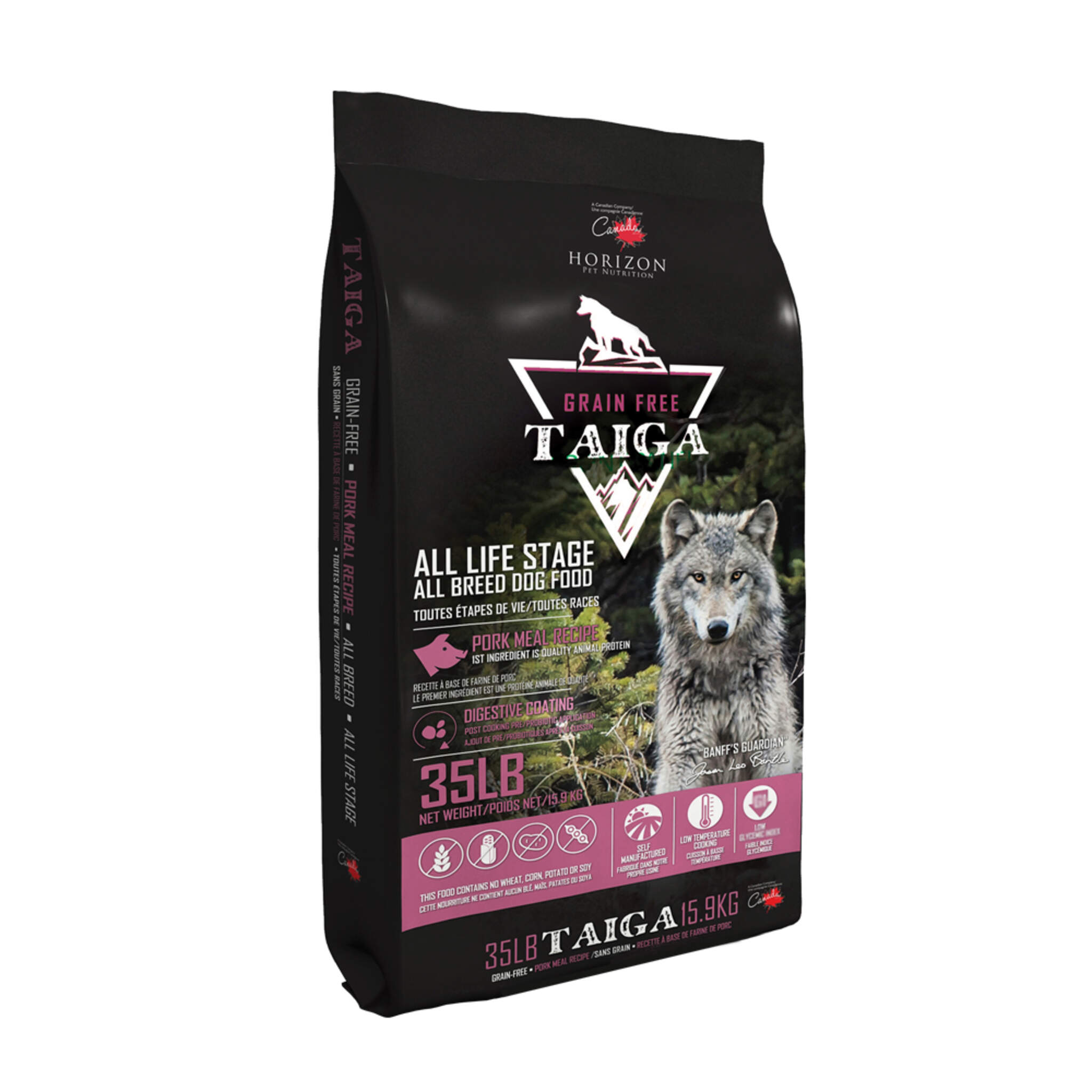 Horizon Taiga Grain-Free Pork Dog Food 35 lbs