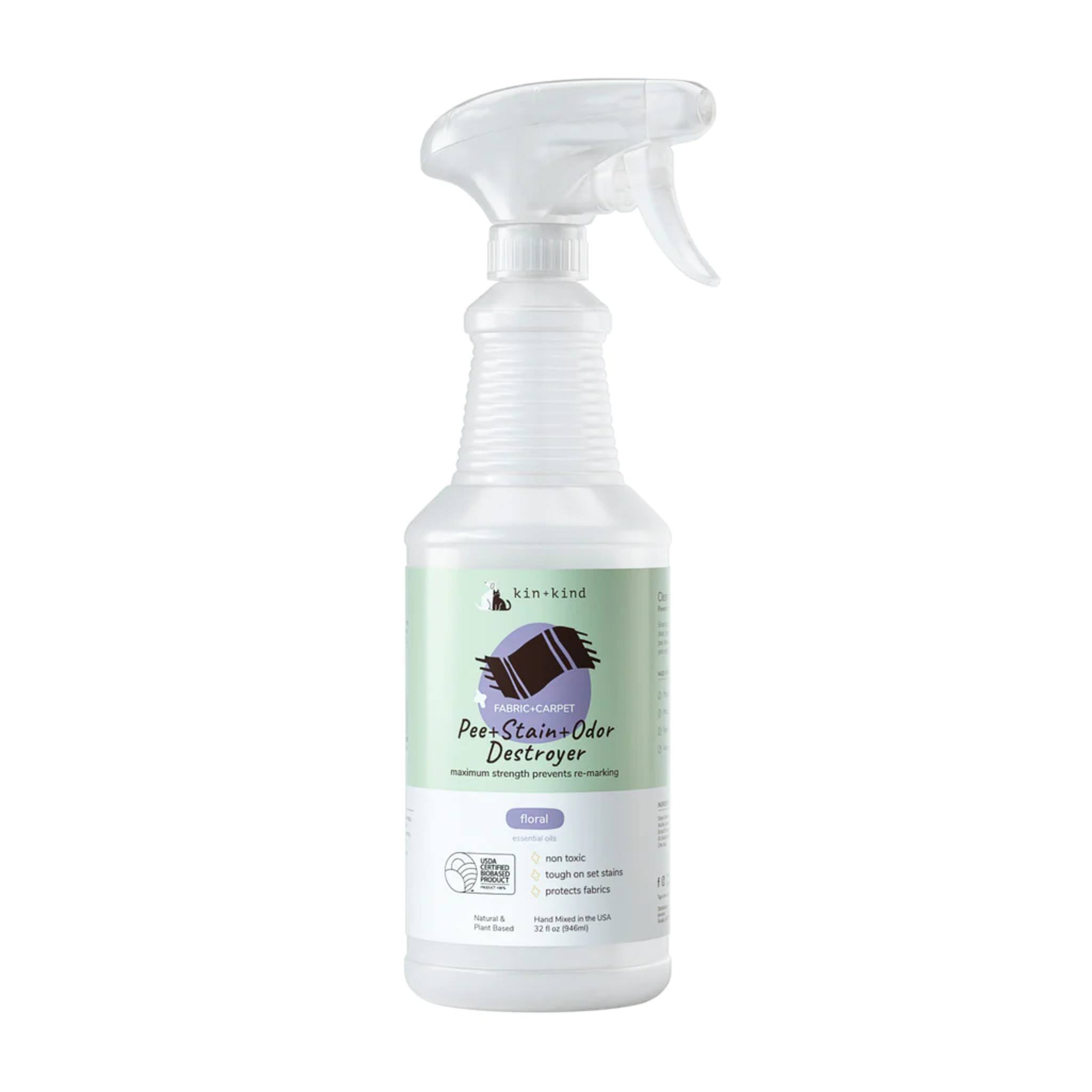 Kin & Kind Fabric & Carpet Pee, Stain, & Odour Destroyer Floral 32 oz