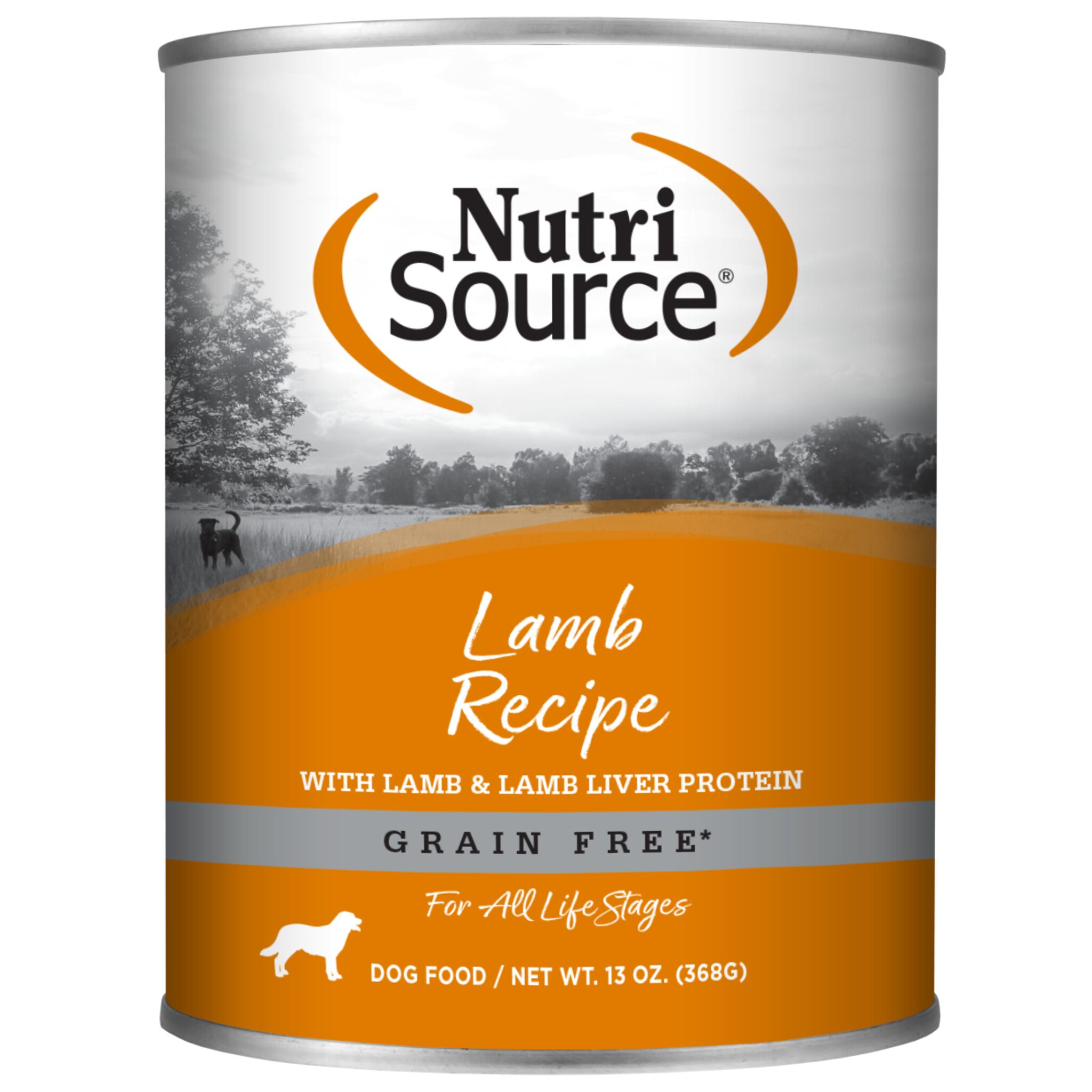 NutriSource Lamb Grain-Free Wet Dog Food 13 oz