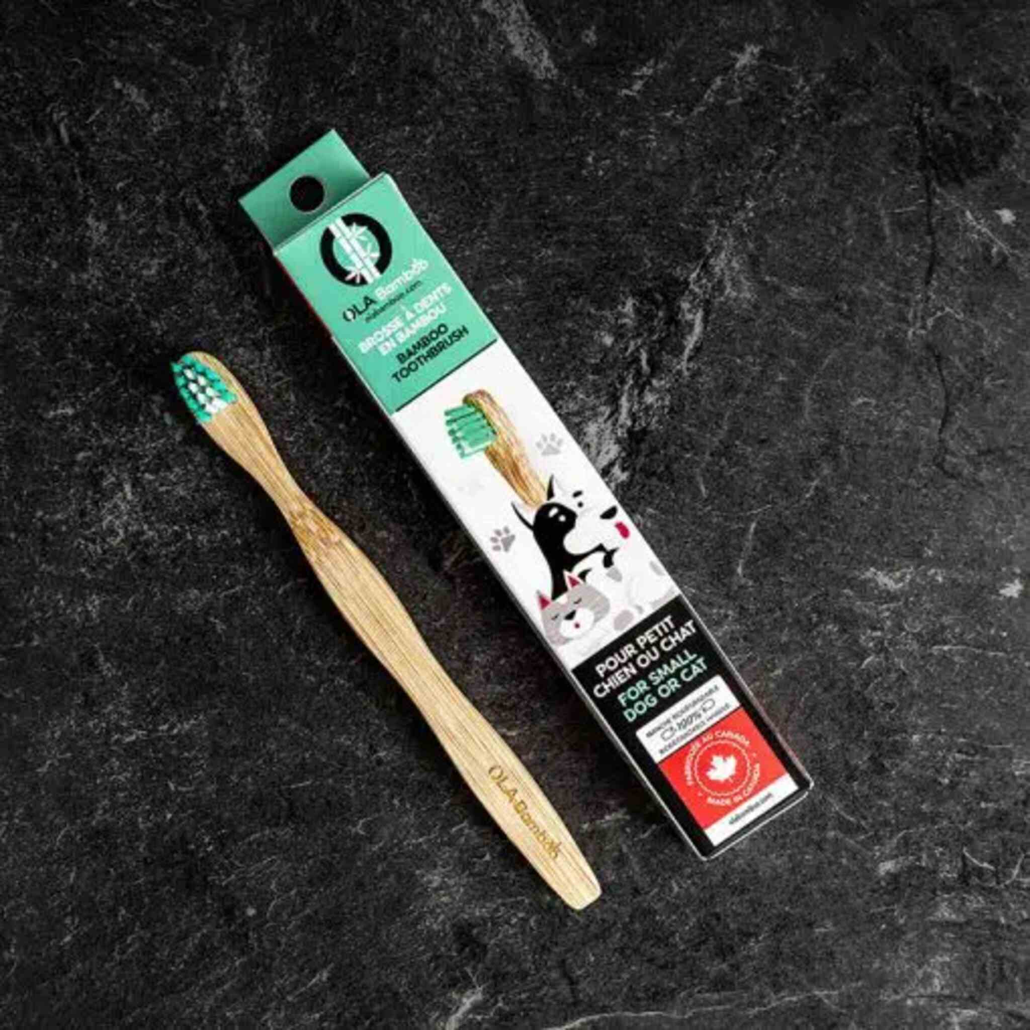 Ola Bamboo Toothbrush Cat & Small Dog