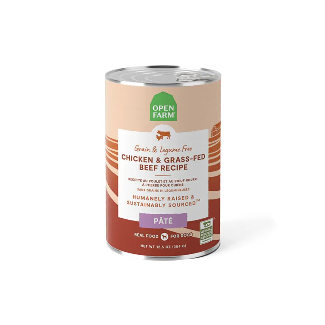 Open Farm Chicken & Grass-Fed Beef Pâté Canned Dog Food