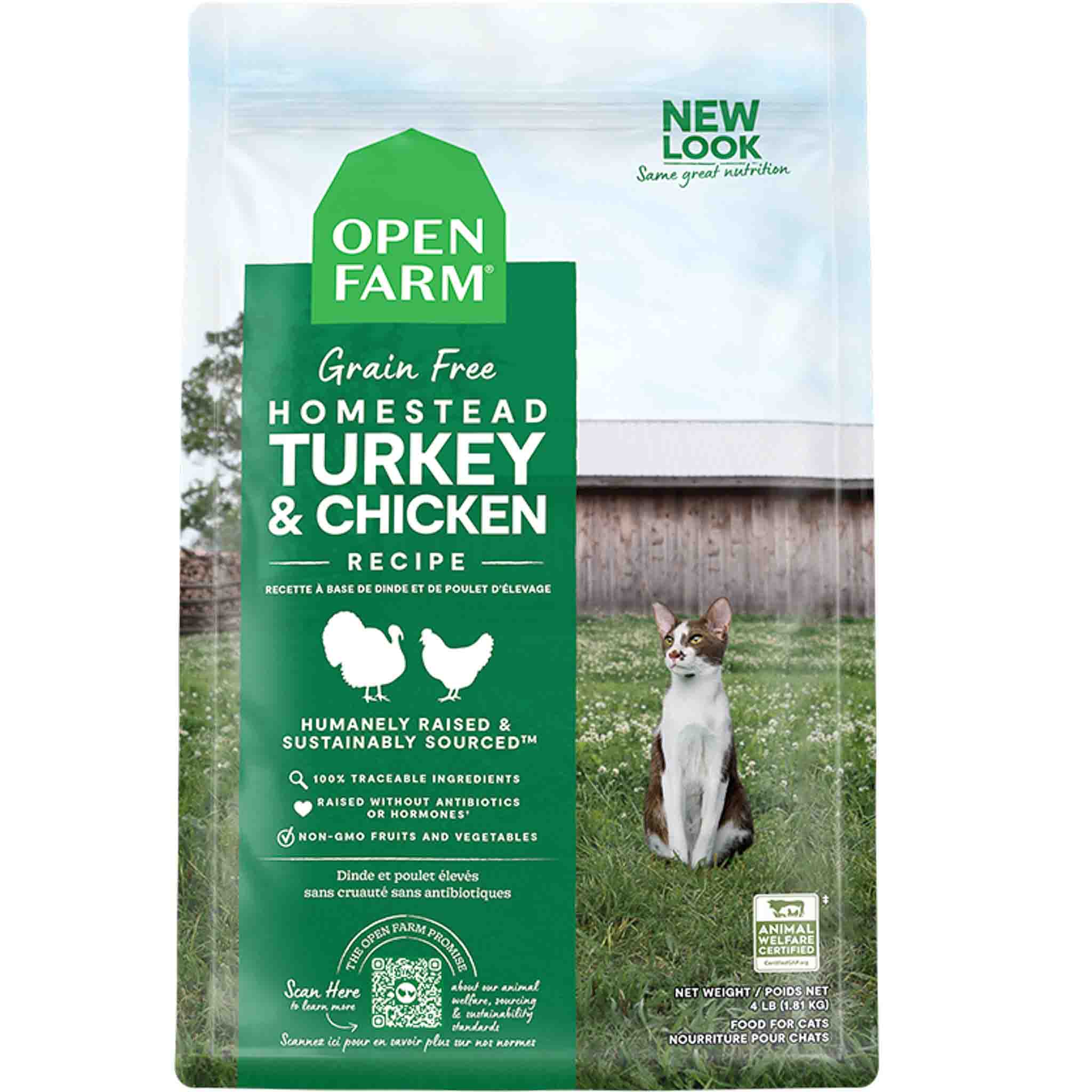 Open Farm Homestead Turkey & Chicken Grain-Free Cat Food