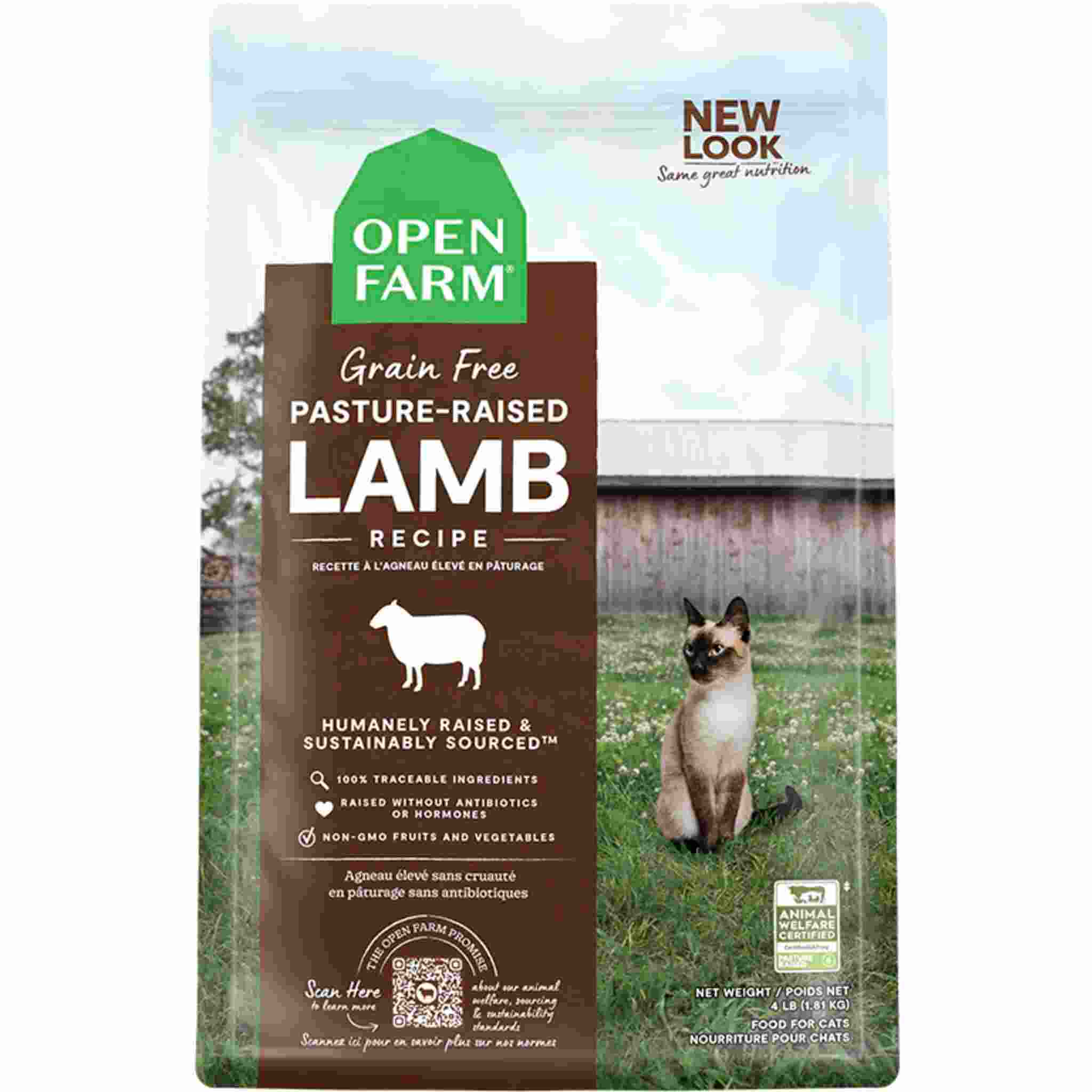 Open Farm Pasture-Raised Lamb Grain-Free Cat Food