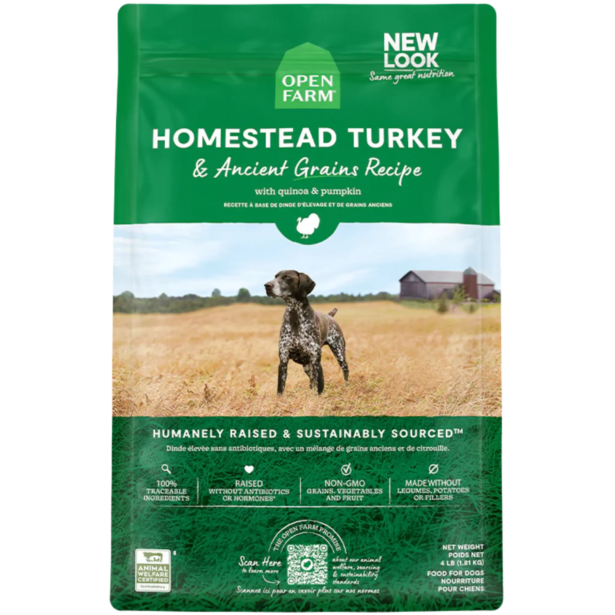 Open Farm Homestead Turkey & Ancient Grains Dog Food