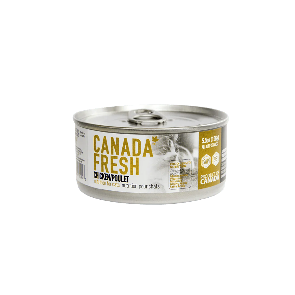 Canada Fresh canned Cat food. Chicken. 5.5oz.