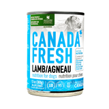 Canada Fresh canned dog food. 13oz Lamb formula.