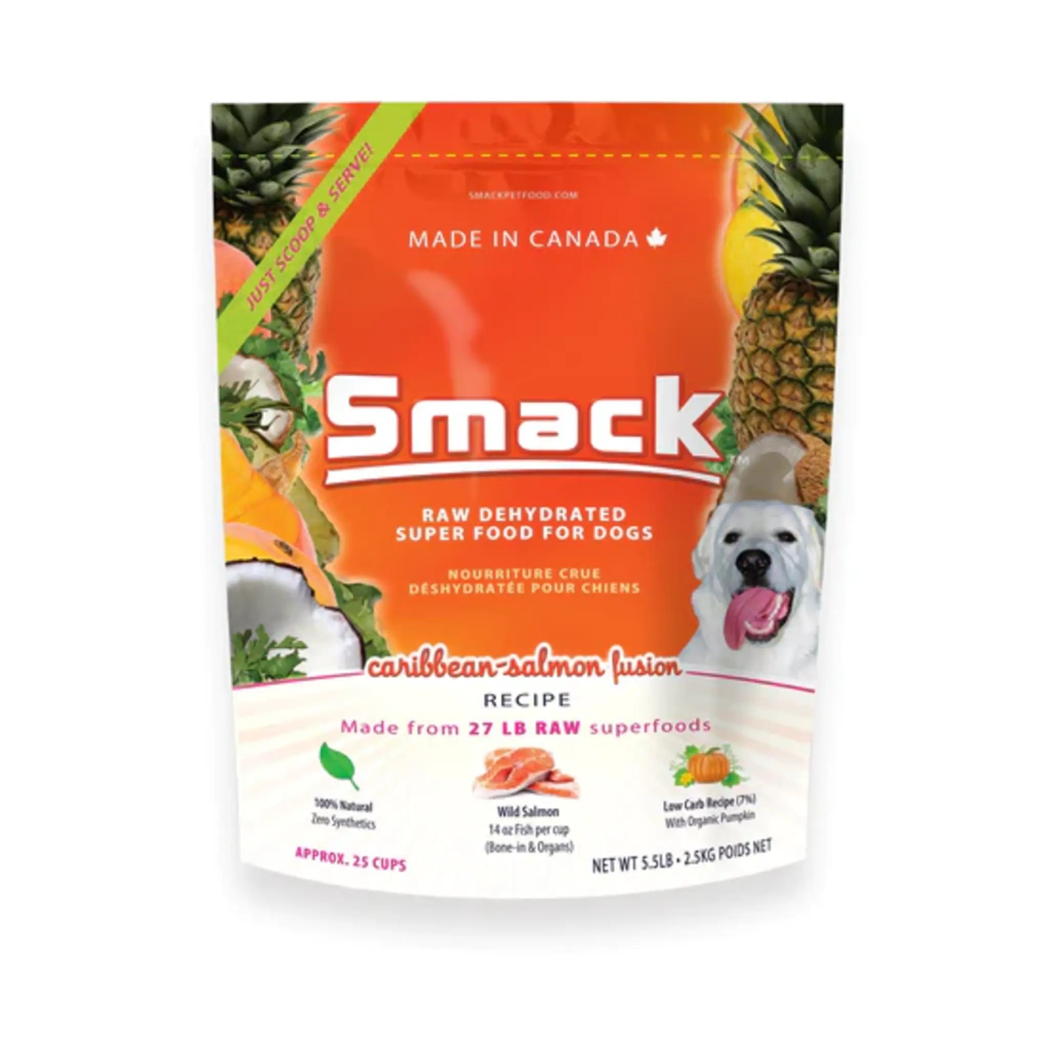 Smack Caribbean-Salmon Dog Food