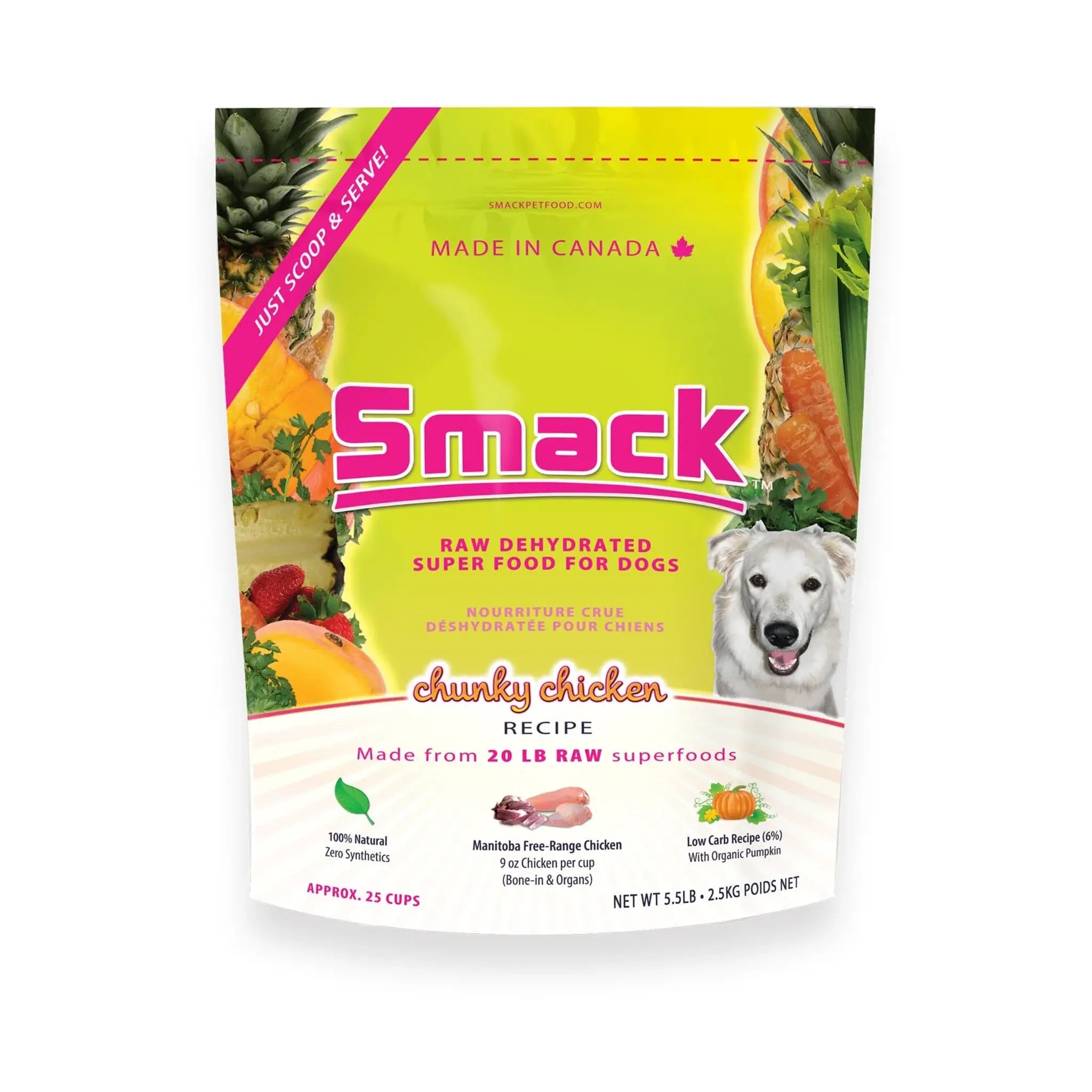 Smack Chunky Chicken Dog Food