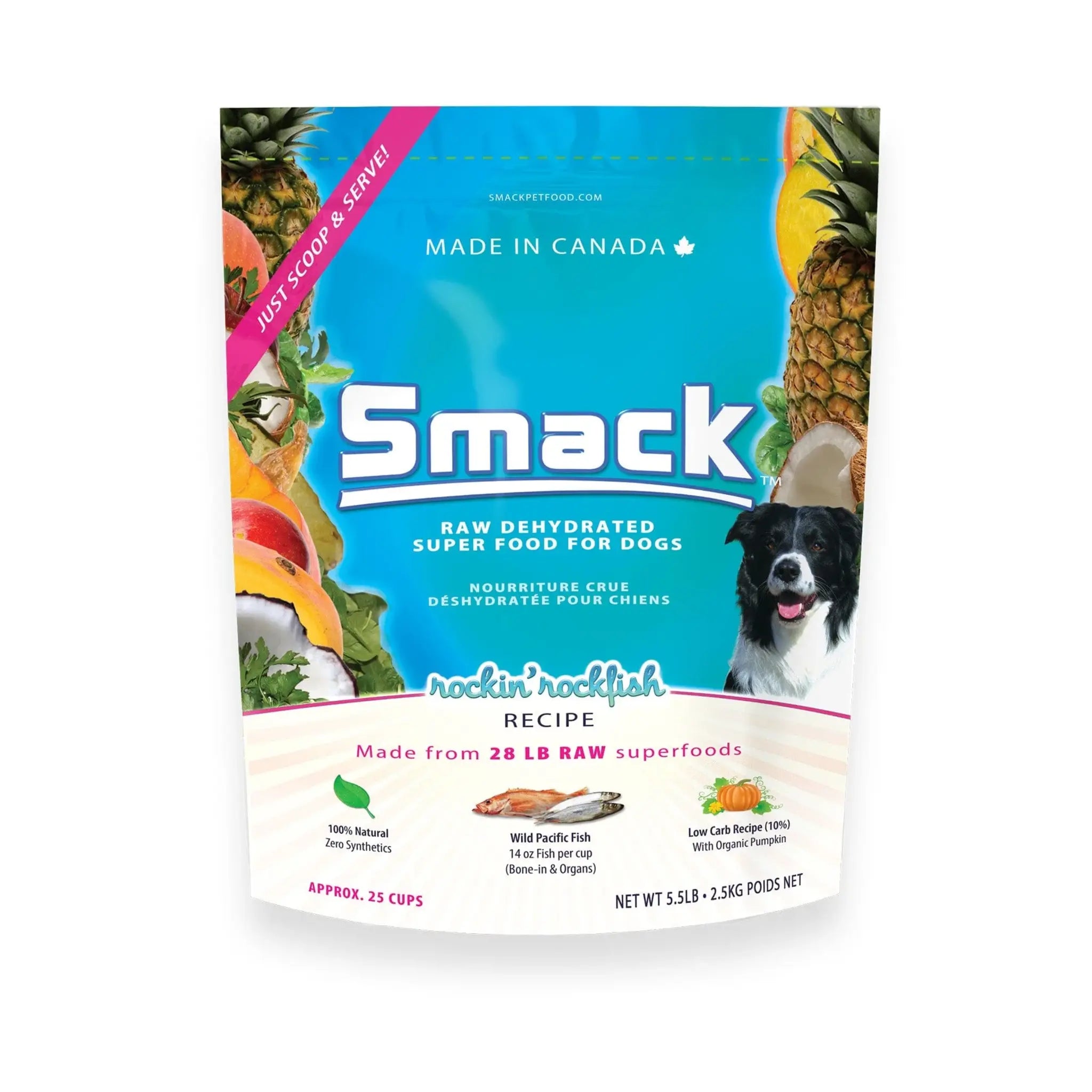 Smack Rockin' Rockfish Dog Food