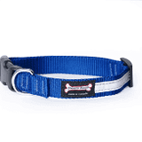 Smoochy Poochy Reflective Collar Ocean 1" x 17" - 28"