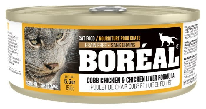 Boreal Cobb Chicken & Chicken Liver Pate Wet Cat Food 156 g