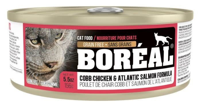 Boreal Cobb Chicken & Atlantic Salmon Wet Cat Food 156 g