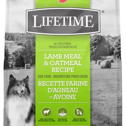 Lifetime Lamb & Oatmeal Dog Food 25 lbs