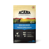 A bag of Acana adult dog food, chicken recipe, 25 lb.
