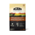 A bag of Acana large breed adult dog food, chicken recipe, 25 lb.