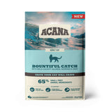 A bag of Acana cat food, bountiful catch recipe, 10 lb.