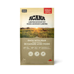 A bag of Acana Singles dog food, Duck with Pear recipe, 23.8 lb.