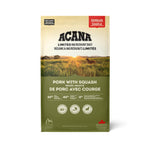 A bag of Acana Singles dog food, Pork with Squash recipe, 23.8 lb.