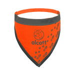 Alcott Visibility Dog Bandana Neon Orange Medium