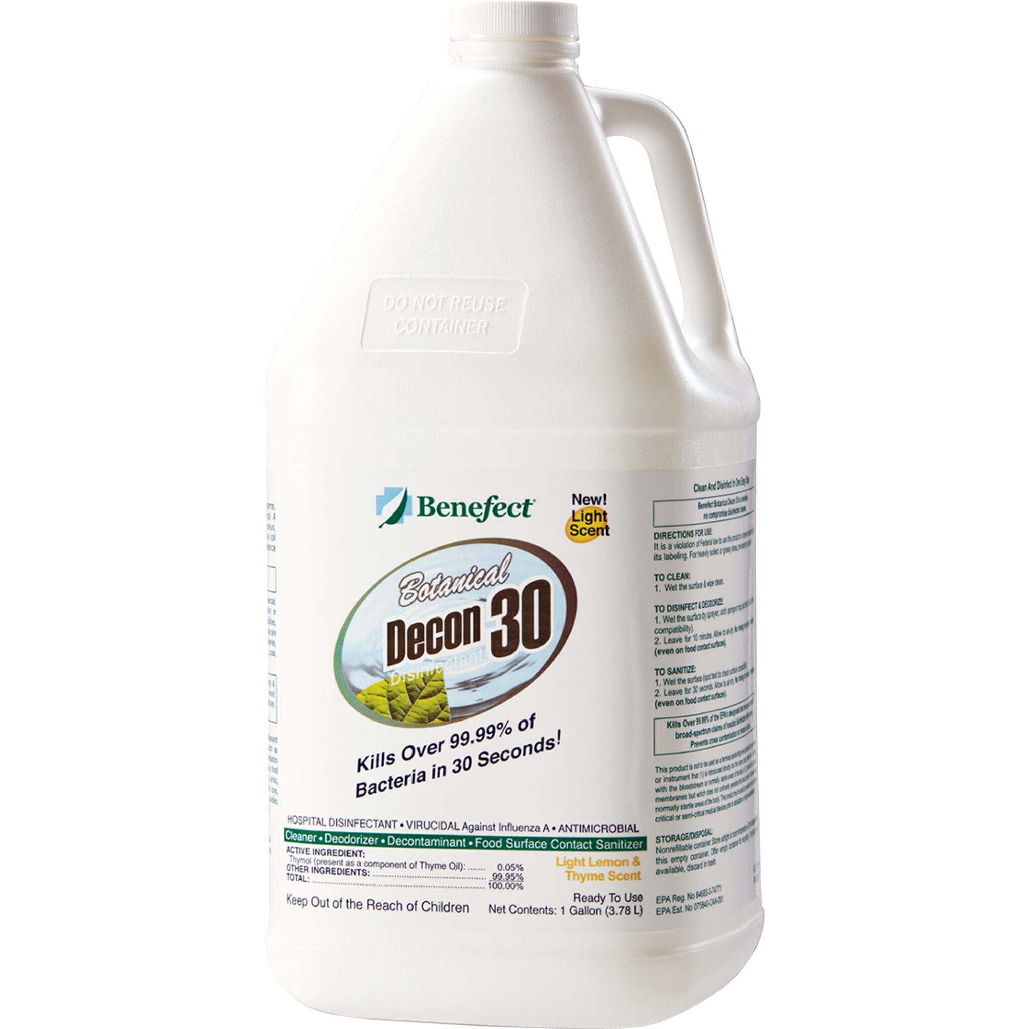 Benefect Botanical Disinfectant 3.78 L