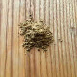 Small pile of Blends for Life Calming Dream pet supplement powder. 