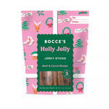 Bocce's Bakery Holiday Holly Jolly Jerky Dog Treats 6 oz