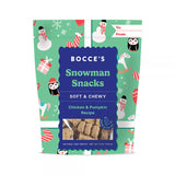 Bocce's Bakery Holiday Snowman Snacks Dog Treats 6 oz