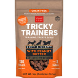 Cloud Star Chewy Tricky Trainers Grain-Free Peanut Butter Flavor Dog Treats 12 oz