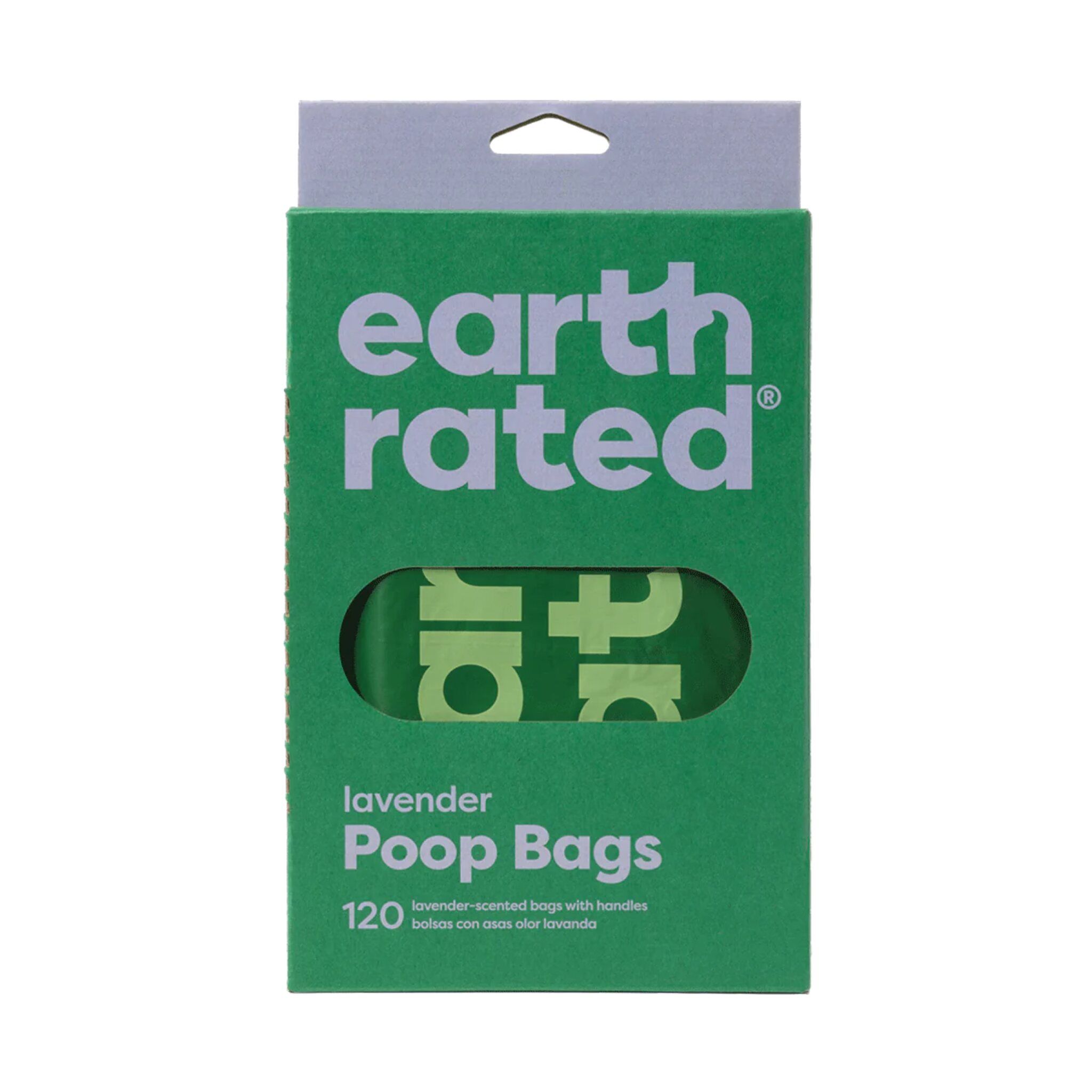 Earth Rated Handle Waste Bags Lavender 120 ct