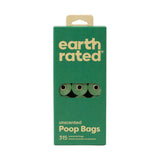 Earth Rated Poop Bags Refill Rolls Unscented 315 ct