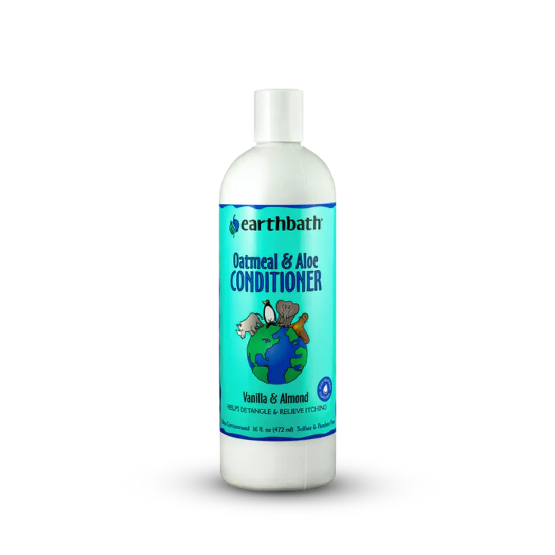 Earthbath Oatmeal & Aloe Vanilla & Almond Pet Conditioner 16 oz