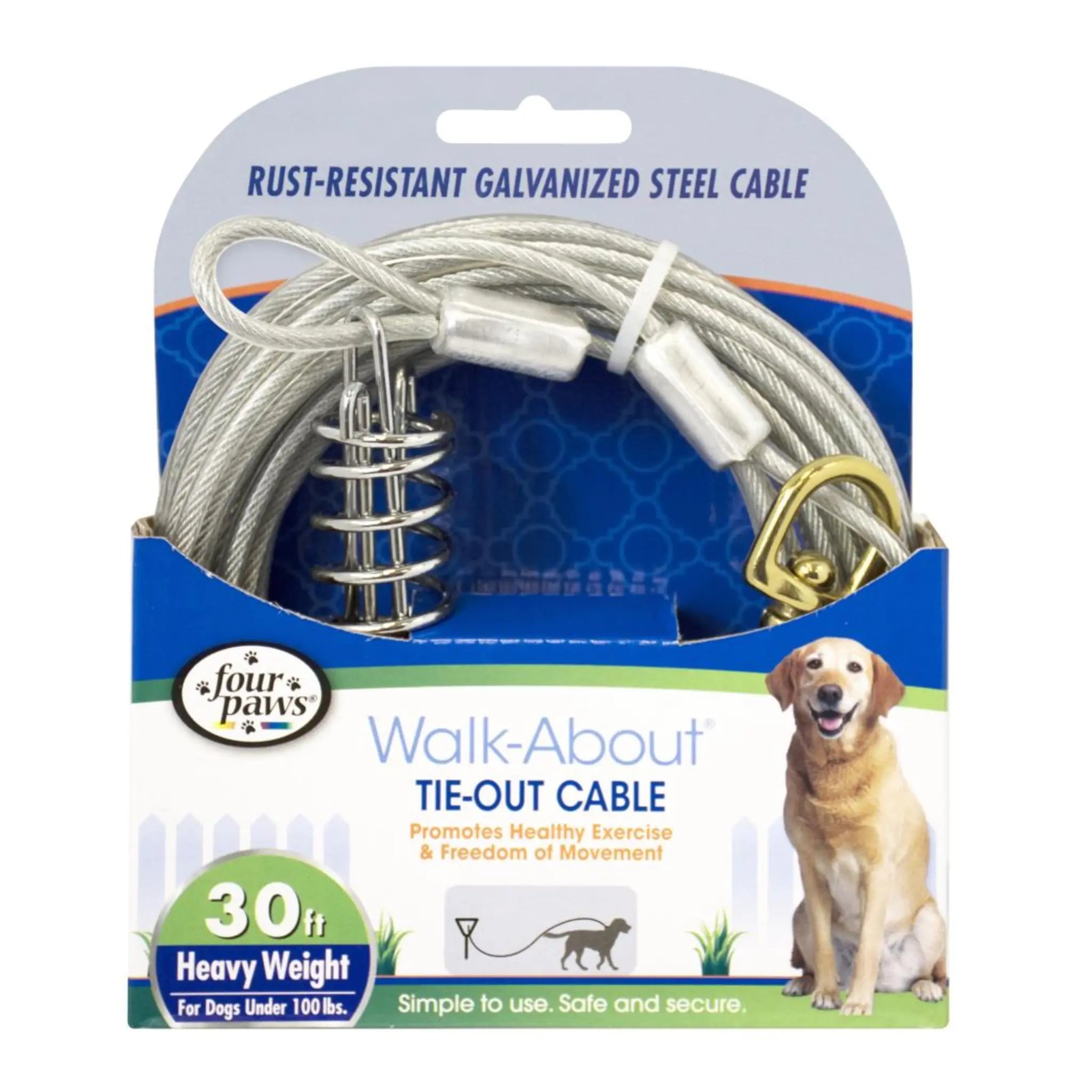 Four Paws Tie Out Cable Heavy Weight