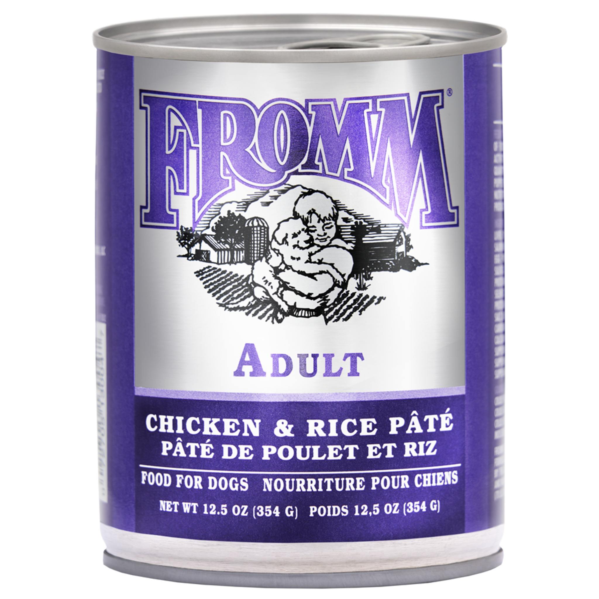 Fromm Classic Chicken & Rice Wet Pate Dog Food 12.5 oz