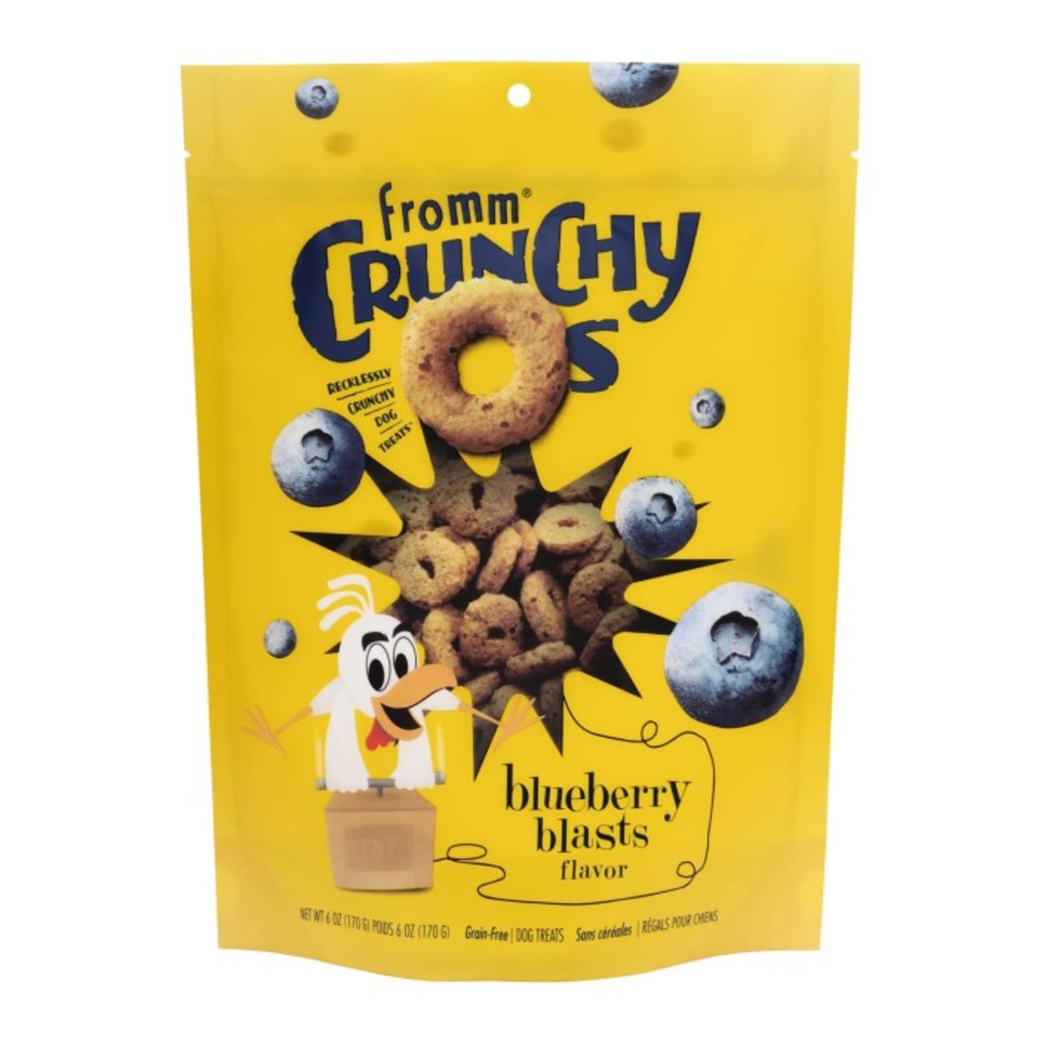 Fromm Crunchy O's Blueberry Blast Dog Treats 6 oz