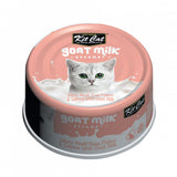 Kit Cat Goat Milk Gourmet White Meat Tuna Flakes & Salmon Wet Food 70 g
