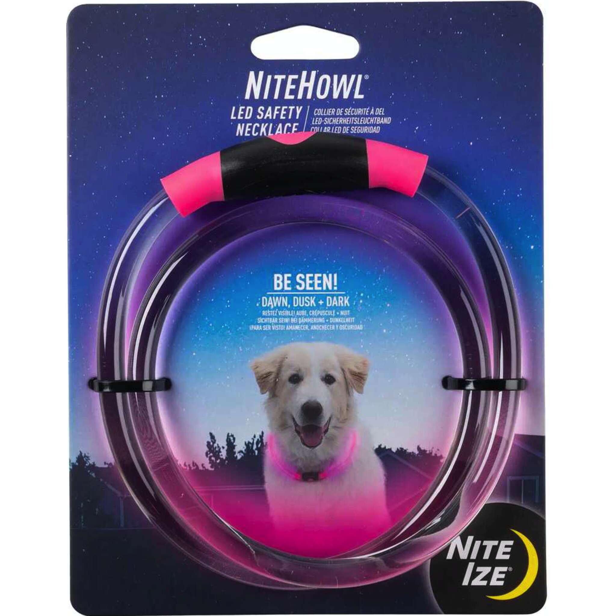 Nitehowl LED Safety Necklace Pink