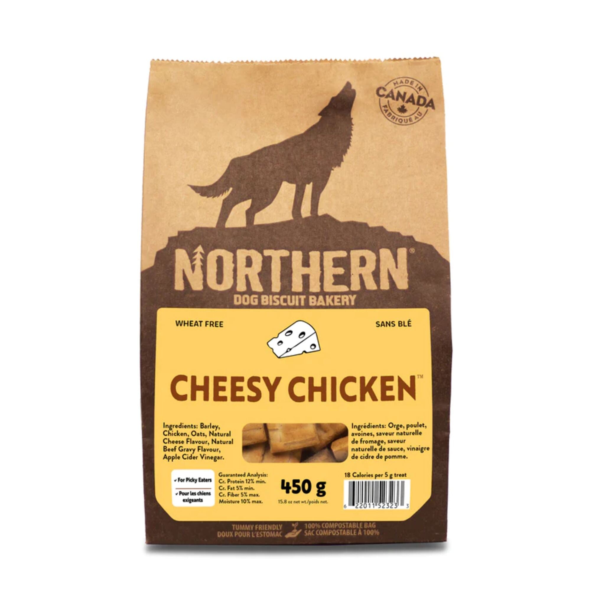 Northern Dog Biscuits Cheesy Chicken 450 g