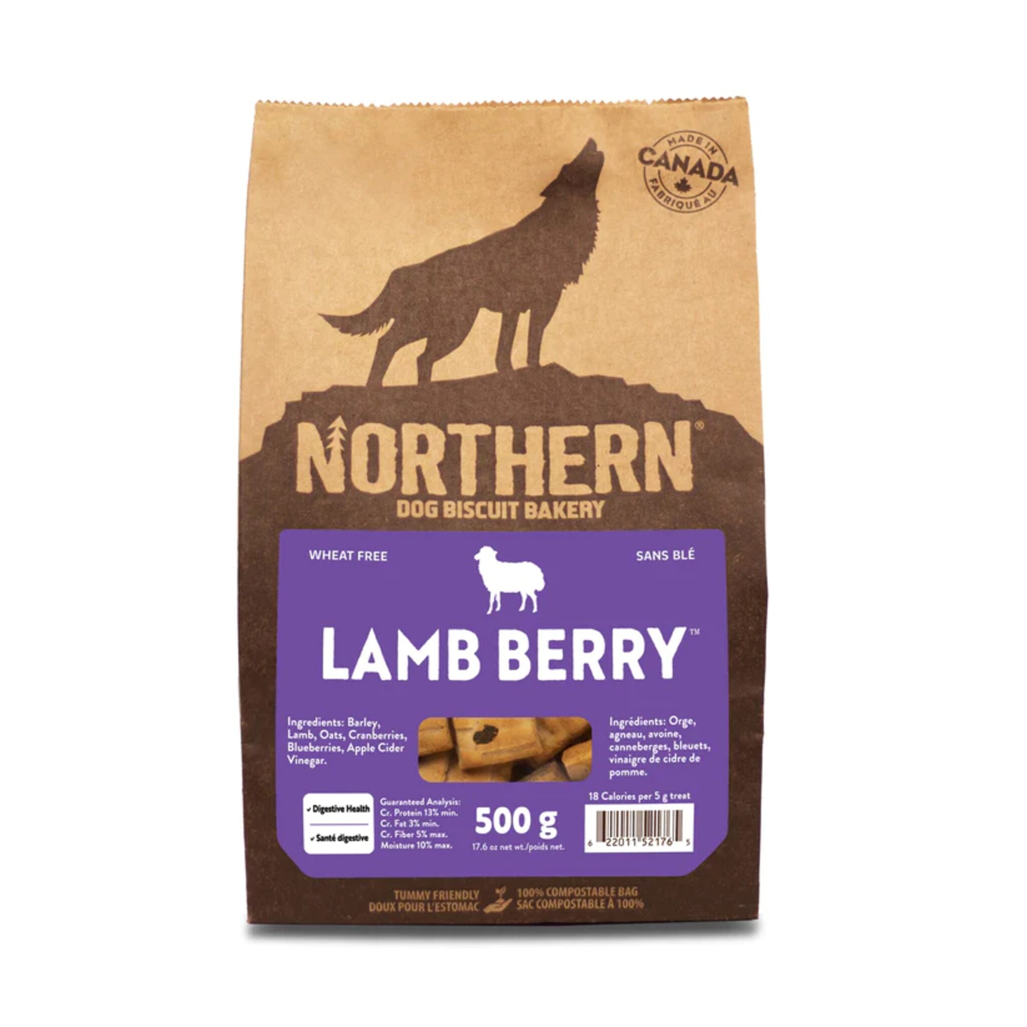 Northern Dog Biscuits Lamb Berry 500 g