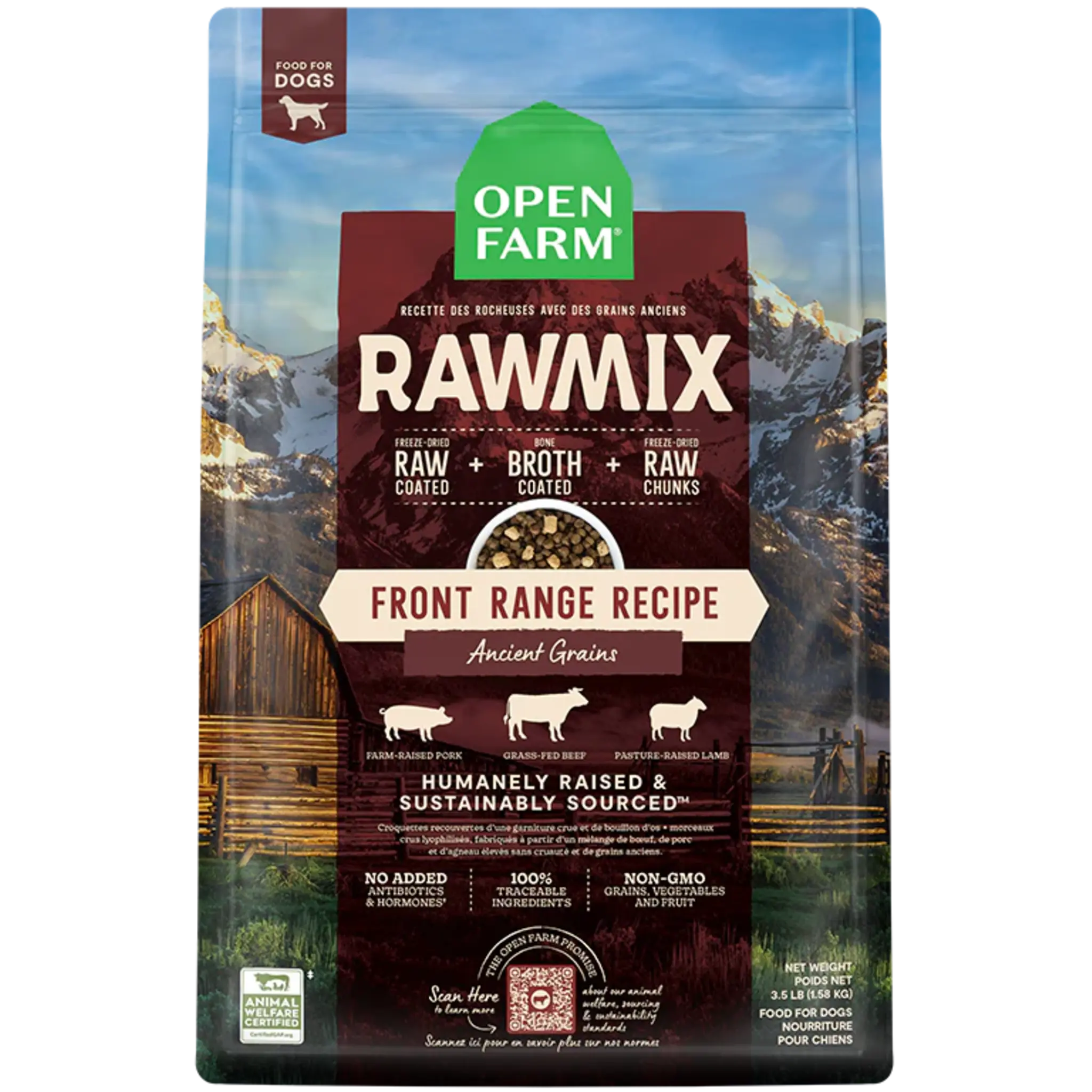 Open Farm RawMix Front Range & Ancient Grains Dog Food
