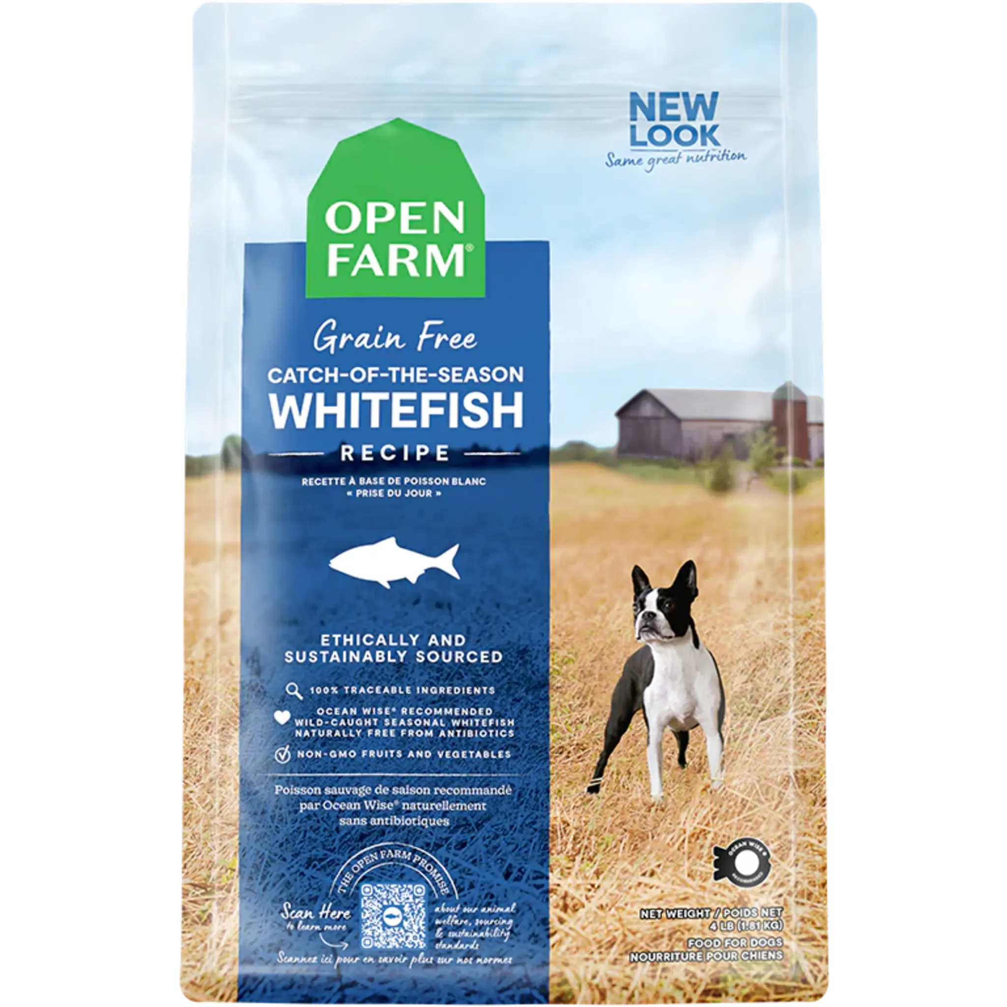 Open Farm Grain-Free Catch of the Season Whitefish Dog Food
