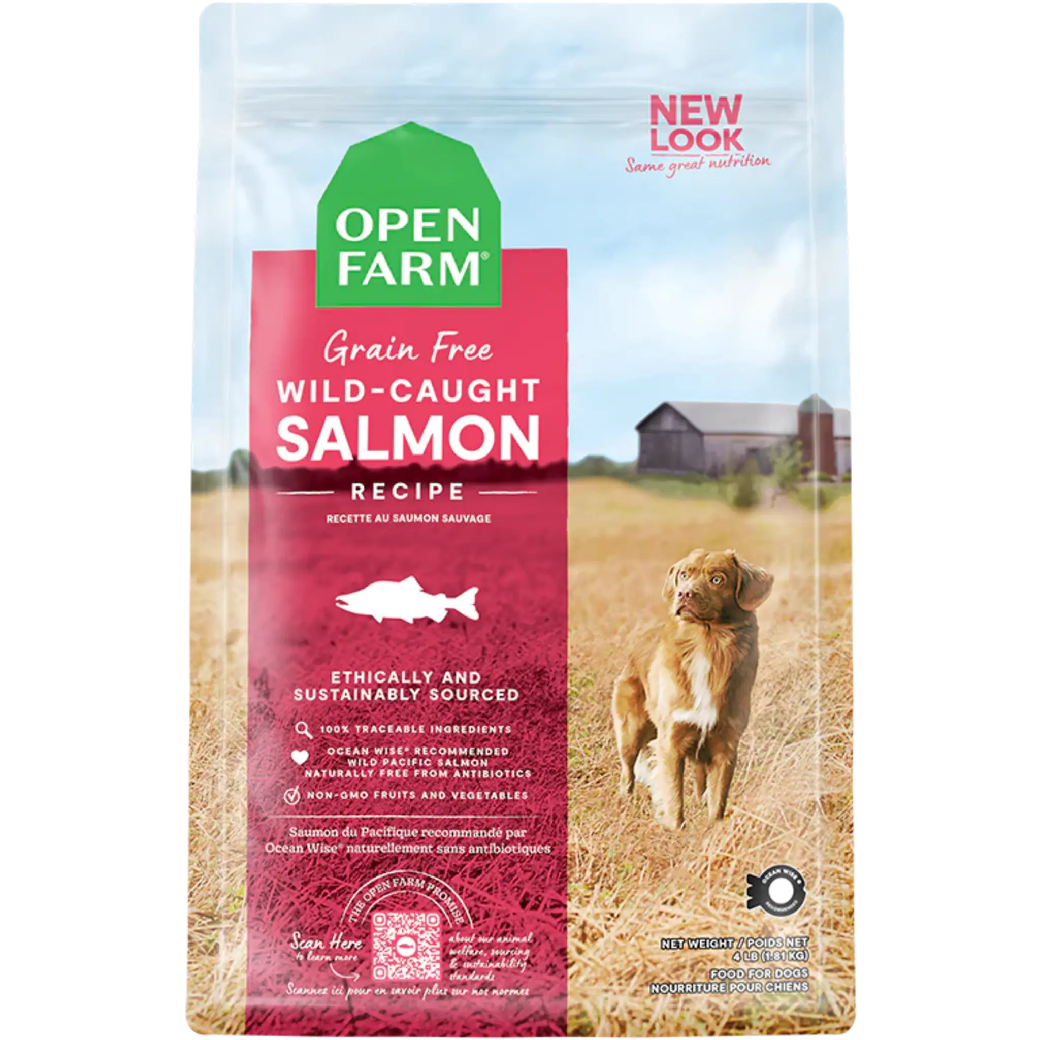 Open Farm Wild Caught Salmon Grain-Free Dog Food