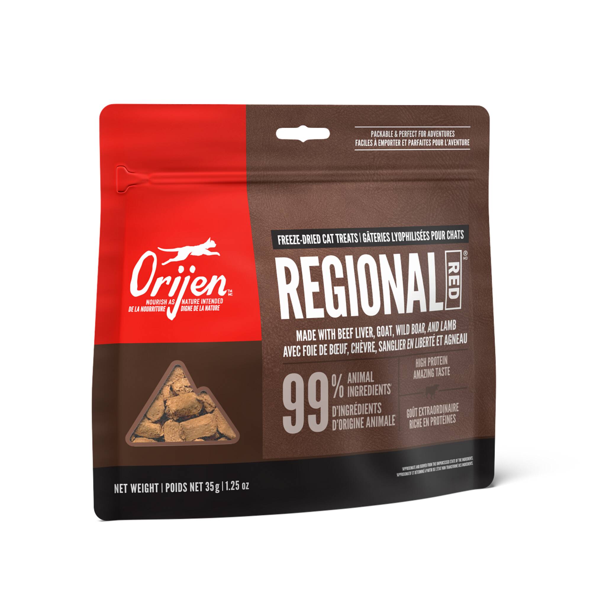 Orijen Regional Red Freeze-Dried Cat Treats 35 g