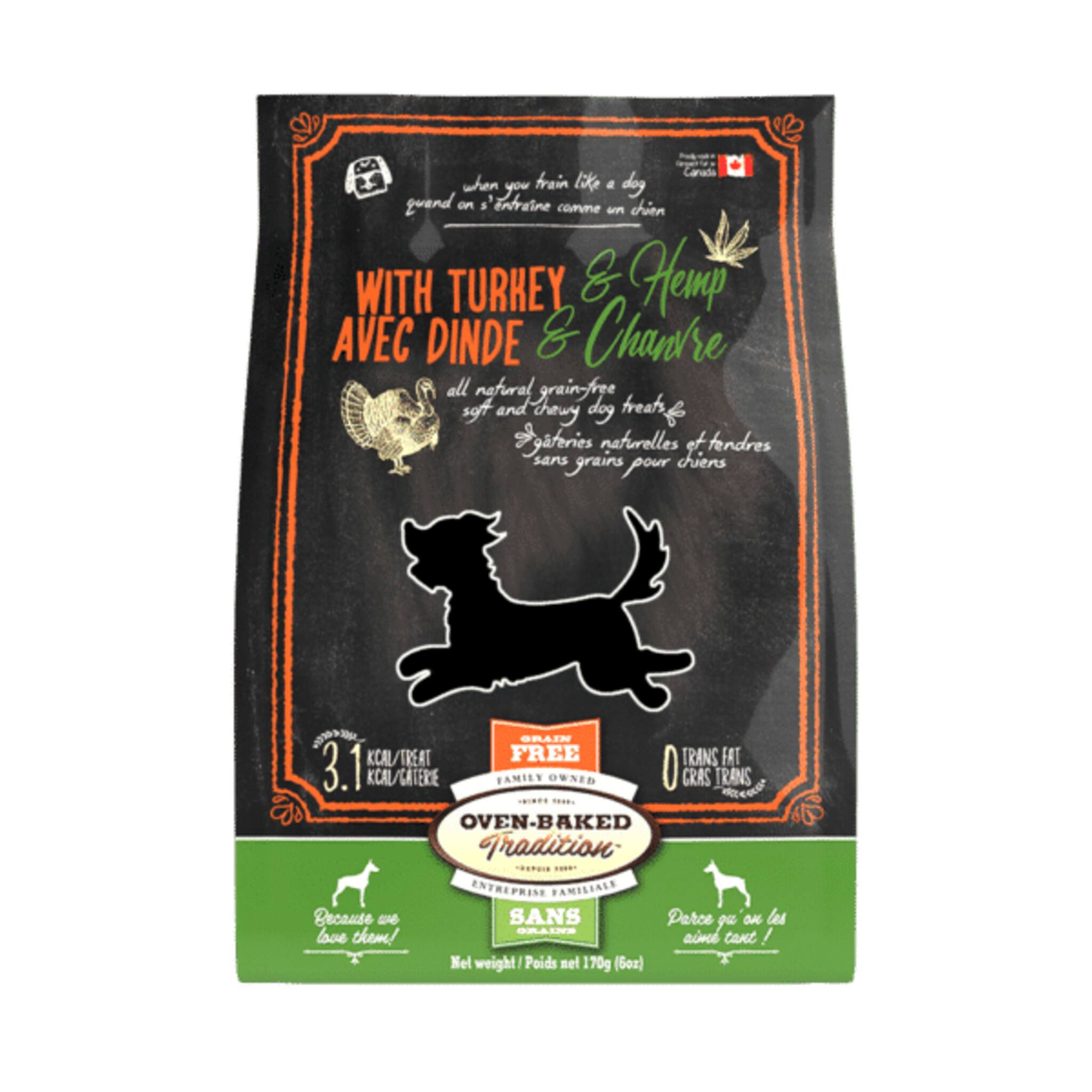 Oven-Baked Tradition All Natural Grain Free Soft Chewy Turkey Dog Tr