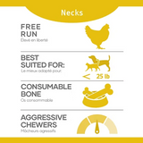 Red Dog Blue Kat Chicken Necks Frozen Bones