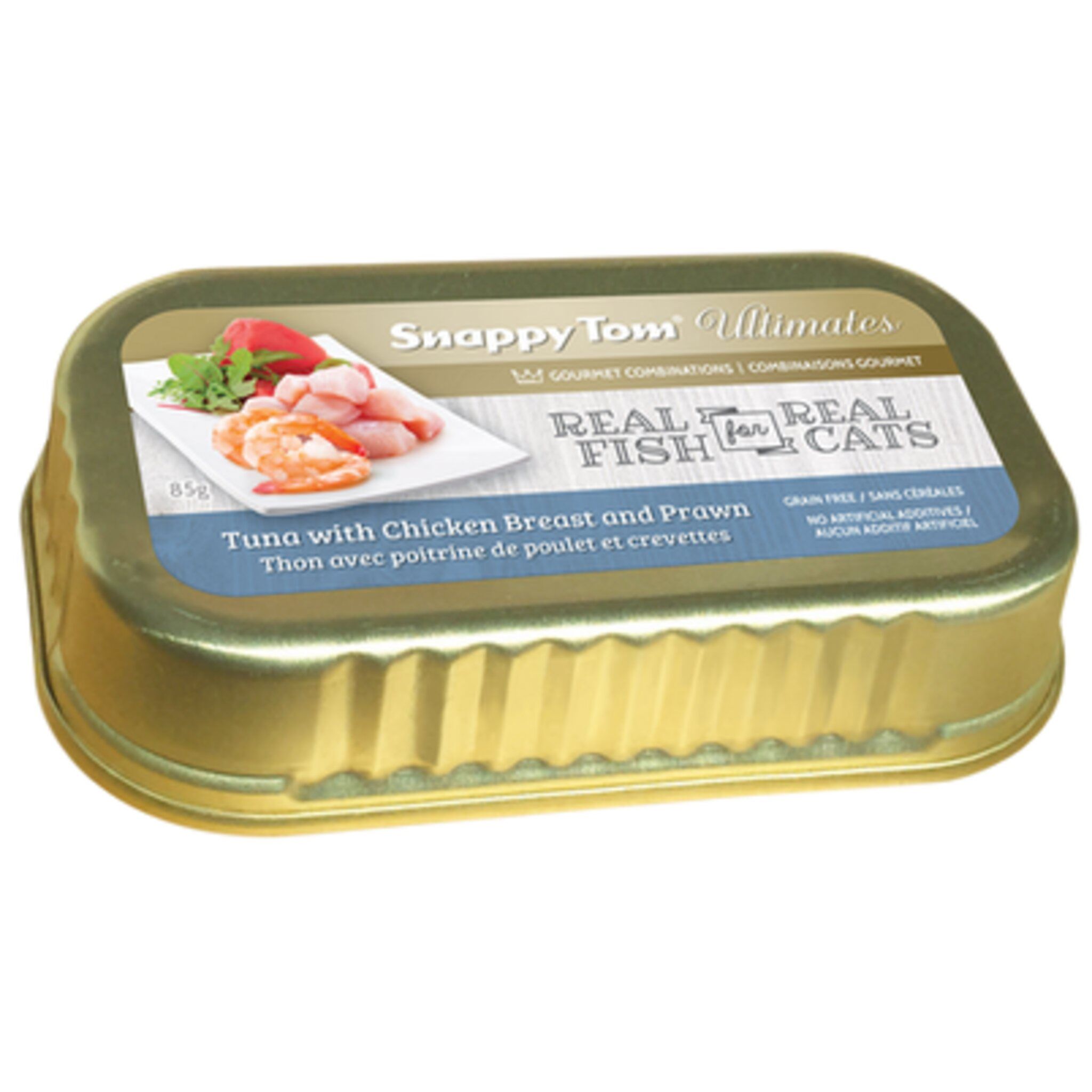 Snappy Tom Ultimates Tuna with Chicken Breast & Prawns Wet Cat Food 85 g